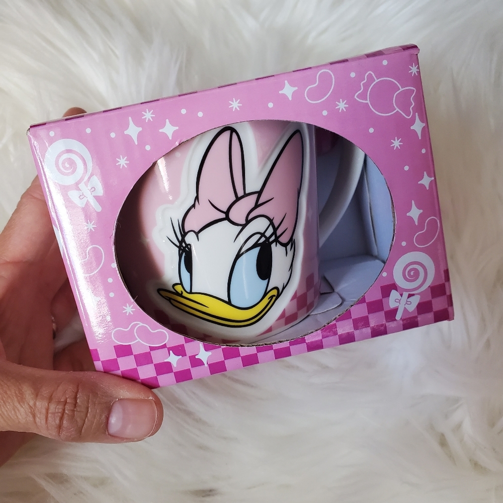 Disney Daisy Duck Pink Coffee Mug - Picture 2 of 4